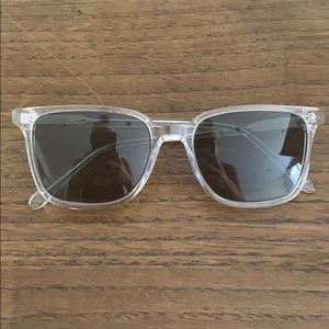 JCrew clear acetate square sunglasses! Acrylic!